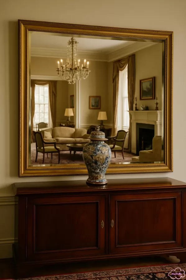 Old money aesthetic living room