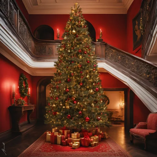 Old Money Christmas Tree