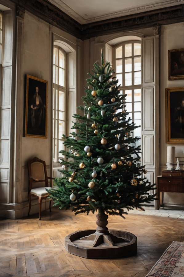 minimalist old money christmas tree