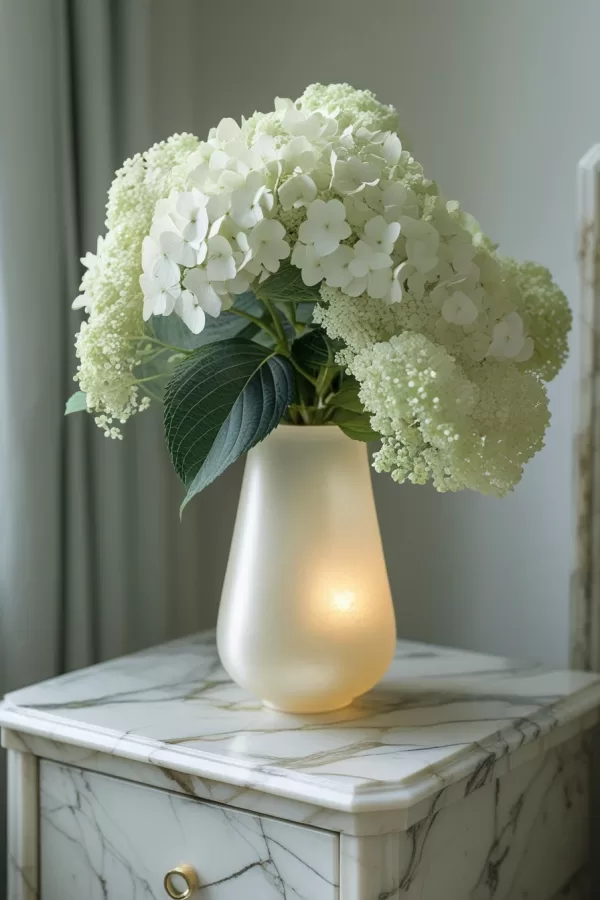 hydrangeas night stand ideas