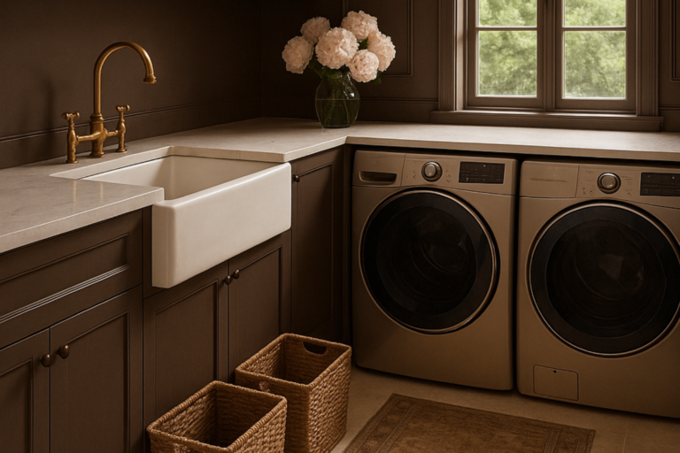 old money laundry room ideas
