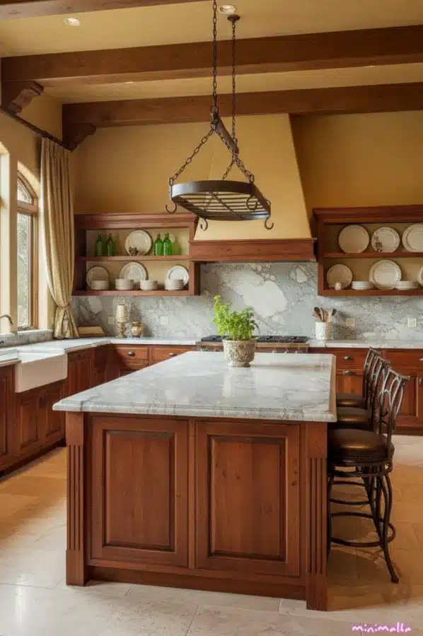 tuscan house kitchen