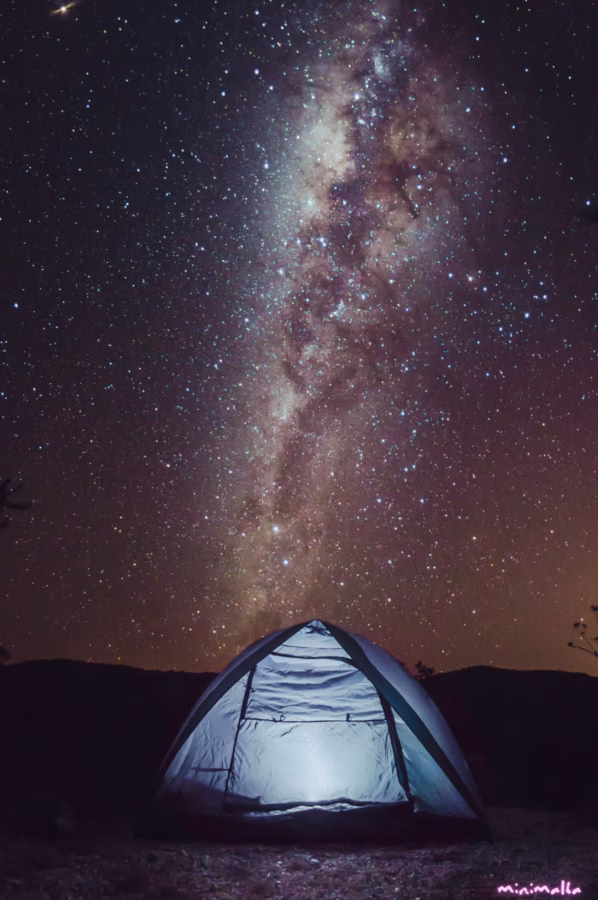 spend the night watching the stars